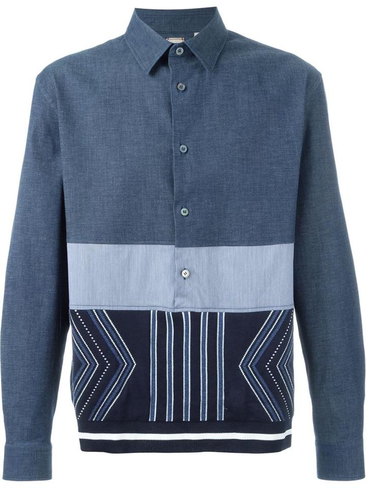 Antonio Marras Contrast Panel Shirt