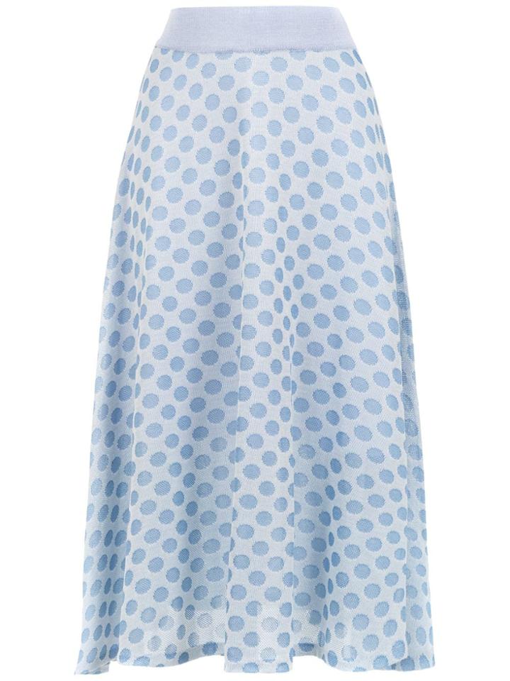 Cecilia Prado Polka Dot Tiana Skirt - Blue