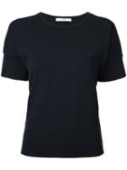 Astraet Plain T-shirt, Women's, Black, Polyester