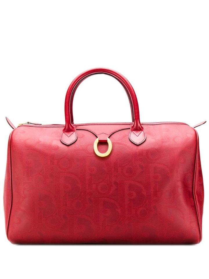 Christian Dior Pre-owned 1990's Patterned Tote Bag - Red