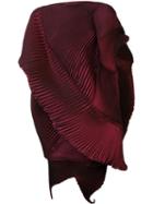 Issey Miyake 'saturn 3d' Dress, Women's, Size: 2, Red, Polyester/polyurethane