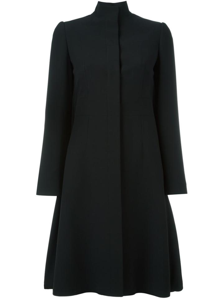 Alexander Mcqueen Funnel Neck Dress - Black