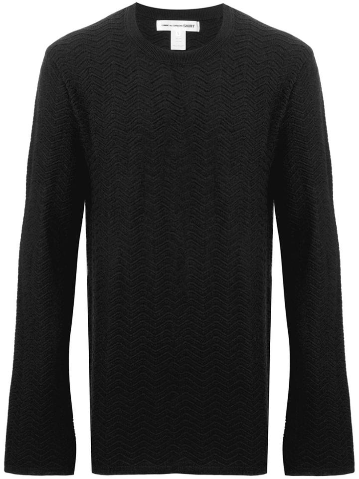 Comme Des Garçons Shirt Knitted Sweater - Black
