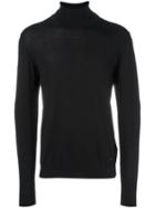 Armani Collezioni Turtleneck Jumper, Men's, Size: 48, Black, Wool