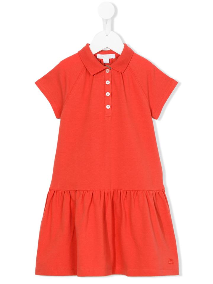 Burberry Kids Polo Dress, Girl's, Size: 12 Yrs, Red