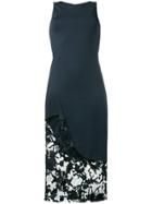 Haney Natasha Lace Insert Dress - Blue