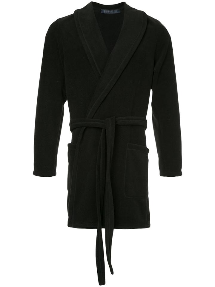 Harris Wharf London Soft Tie Waist Coat - Black