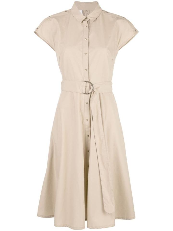 Akris Punto Shortsleeved Shirt Dress - Brown