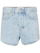 Slvrlake Farrah Raw-hem Denim Shorts - Blue