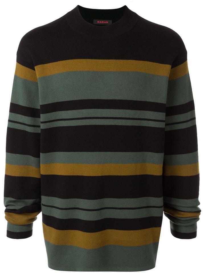 Caban Striped Knit Jumper - Multicolour