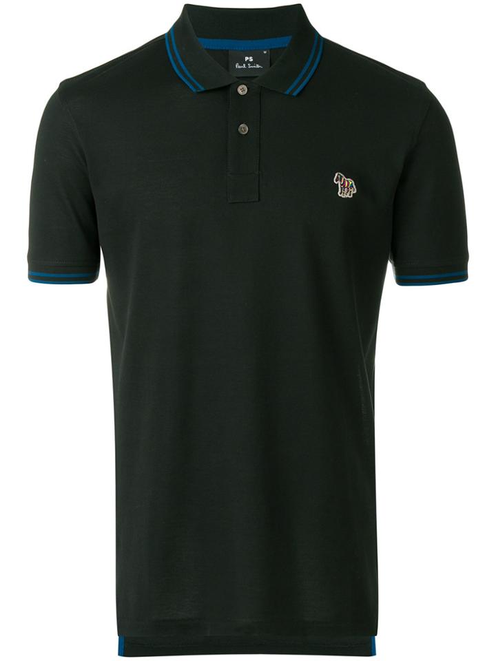 Ps By Paul Smith Embroidered Logo Polo Shirt - Green