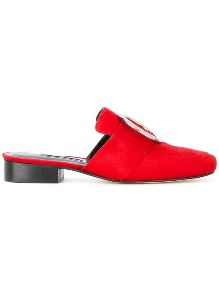 Dorateymur Slip On Mules - Red