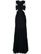 Roberto Cavalli Strapped Design Fitted Dress - Blue