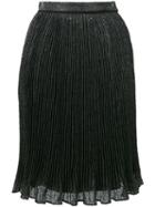 Carven - Sequined Pleated Skirt - Women - Silk/polyamide/polyester/viscose - 42, Grey, Silk/polyamide/polyester/viscose