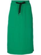 No21 Bow Detail Skirt - Green