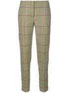 Paul Smith Plaid Cropped Trousers - Nude & Neutrals