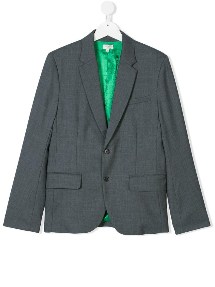 Paul Smith Junior Classic Notched Lapel Blazer - Grey