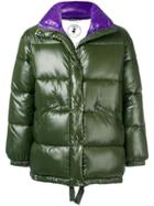 Save The Duck Disney Patch Padded Coat - Green