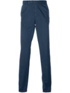 Etro Chino Trousers, Men's, Size: 50, Blue, Cotton
