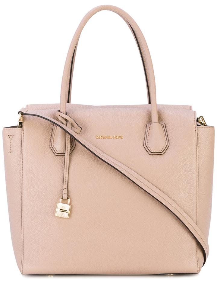 Michael Michael Kors - Savannah Tote - Women - Calf Leather - One Size, Pink/purple, Calf Leather