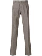 Pt01 Tailored Straight-leg Trousers - Grey