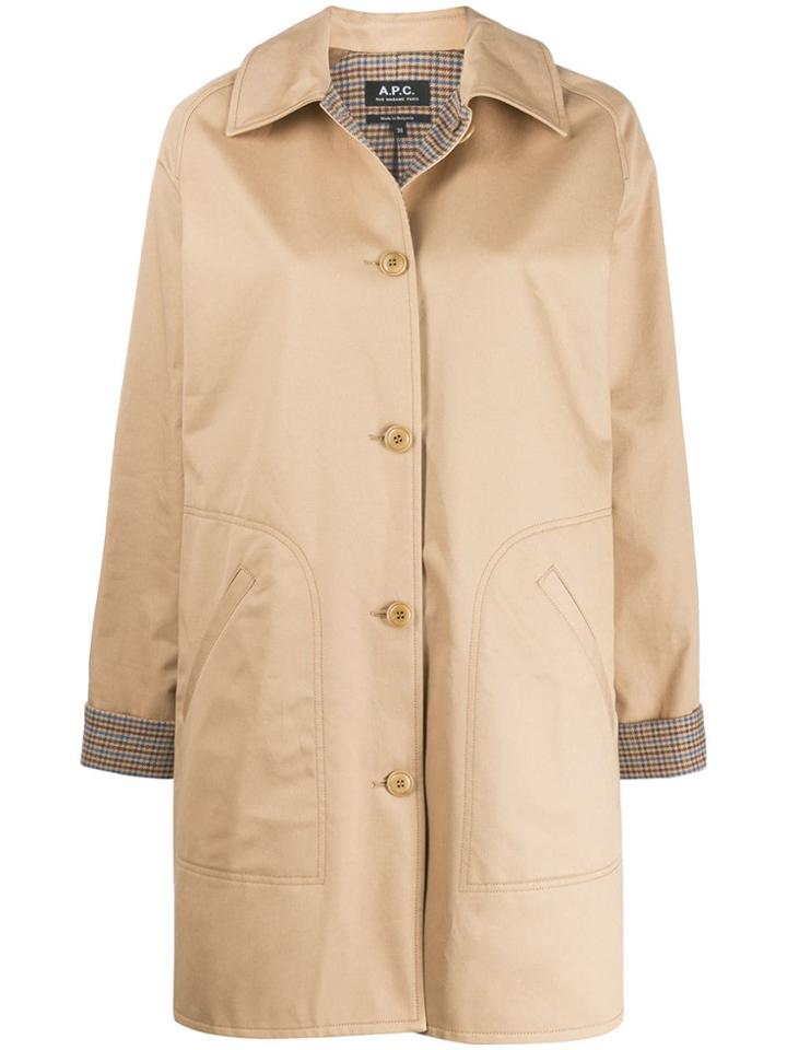 A.p.c. Cozba Coat - Brown