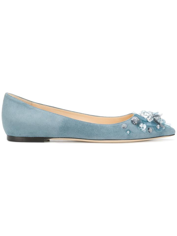 Jimmy Choo Romy Flat Ballerinas - Blue