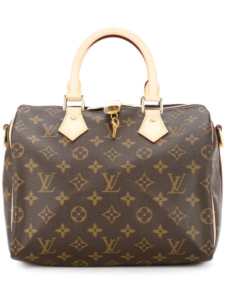 Louis Vuitton Vintage Speedy 25 Bandouliere Bag - Brown