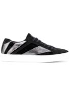 Just Cavalli Contrast Lace Up Trainers - Black