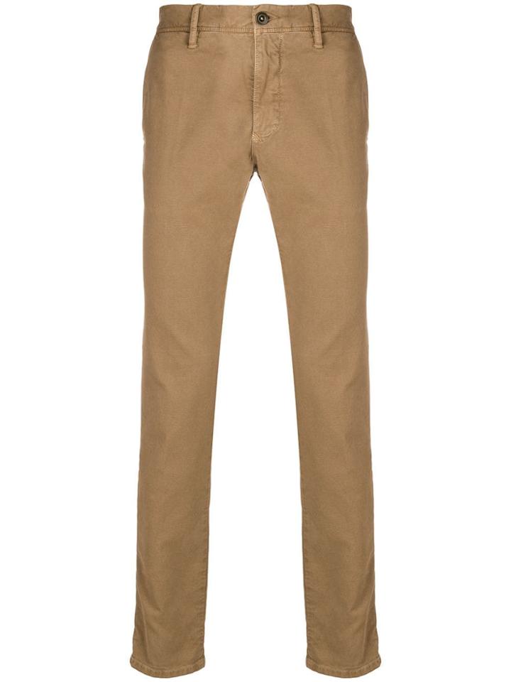 Incotex Skinny Trousers - Neutrals