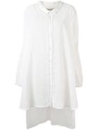 Mes Demoiselles - Oversized High Low Hem Shirt - Women - Cotton - 34, White, Cotton