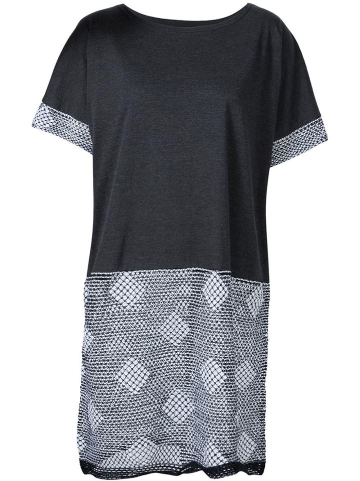 Pleats Please By Issey Miyake 'puku Puku' Lace Top