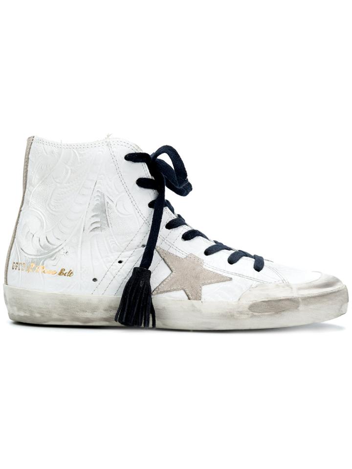 Golden Goose Deluxe Brand Francy Rose Edition Sneakers - White