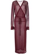 Kacey Devlin Formation Full Wrap Dress - Red