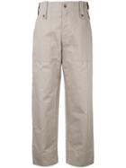 Bassike High-waist Cargo Trousers - Brown