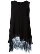 Ermanno Scervino Layered Lace Sleeveless Blouse