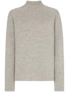 Carcel Milano Alpaca Wool Turtleneck Sweater - Grey
