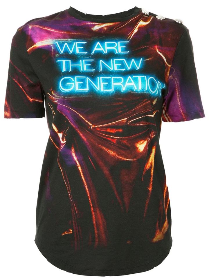 Balmain New Generation Neon T-shirt - Multicolour