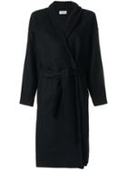 Toteme Side-slit Belt Coat - Black