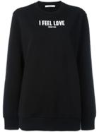 Givenchy I Feel Love Printed Sweatshirt - Black