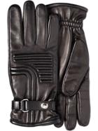 Prada Top Stitch Detail Gloves - Black