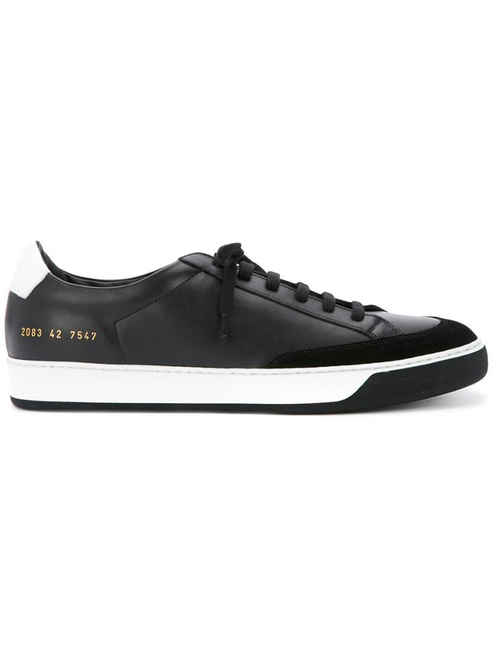 Common Projects Contrast Sole Sneakers - Black