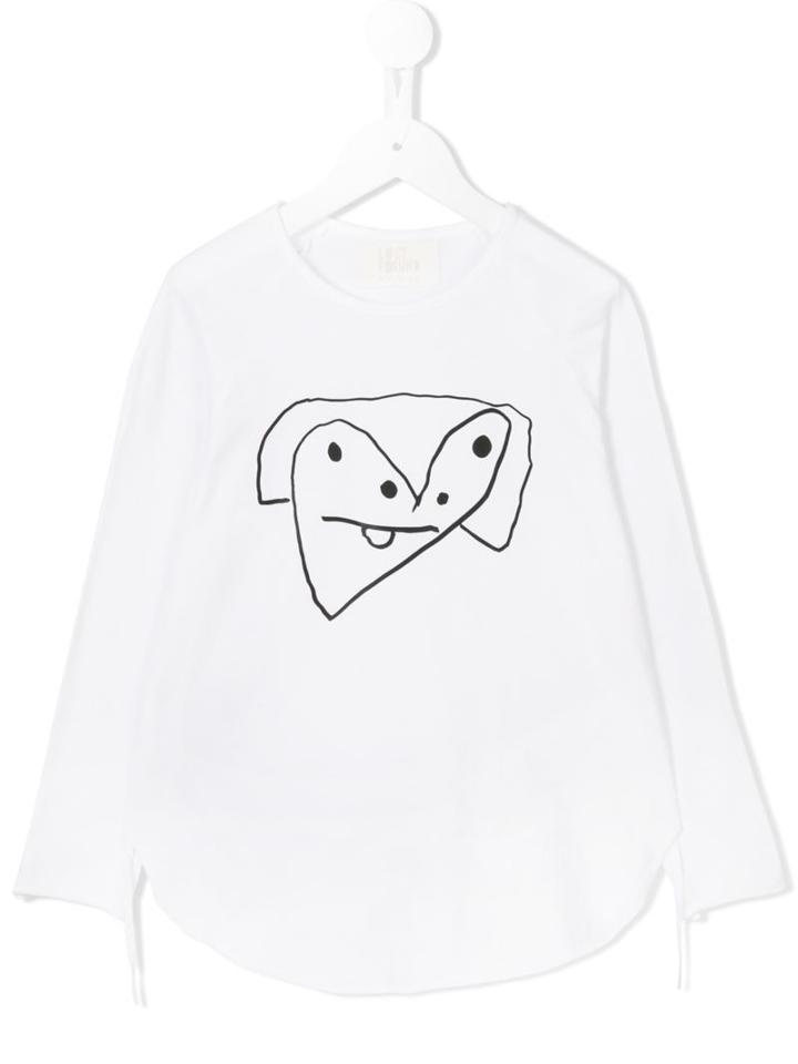 Lost And Found Kids Printed Top, Boy's, Size: 10 Yrs, White