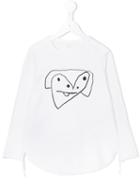 Lost And Found Kids Printed Top, Boy's, Size: 10 Yrs, White