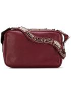 Red Valentino Red(v) Snake Strap Crossbody Bag - Pink & Purple