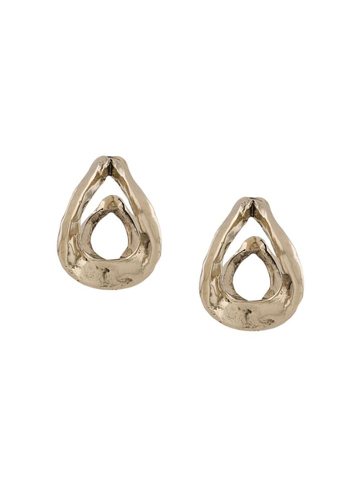 Goossens Ecume Drop Earrings - Gold