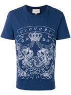 Gucci - Loved Print T-shirt - Men - Cotton - M, Blue, Cotton