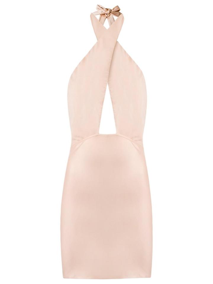 Adriana Degreas Panelled Dress - Nude & Neutrals