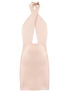 Adriana Degreas Panelled Dress - Nude & Neutrals
