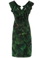 Isolda Printed Maite Dress - Green